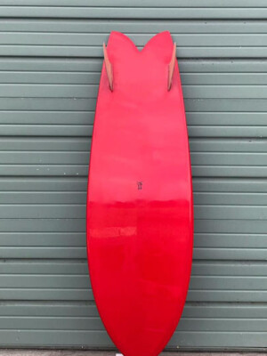 Fishcakes Surfboard - bottom view