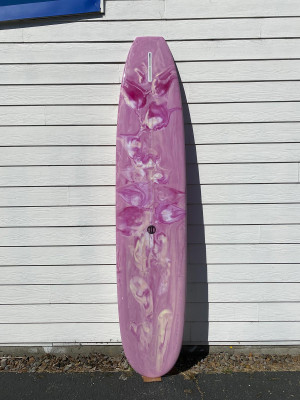 Kenni Loggins Surfboard - bottom view