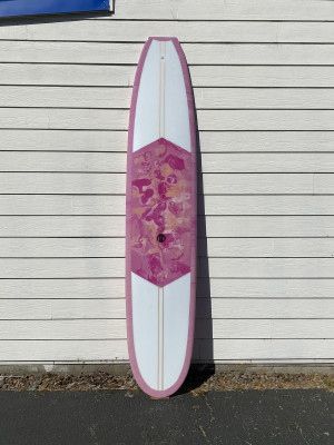 Kenni Loggins Surfboard - deck view