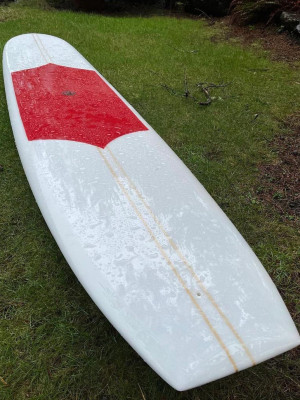Kenni Loggins Surfboard - deck view