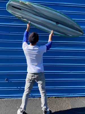 LeBonzer Surfboard - bottom view