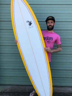 Lemana Surfboard - deck view