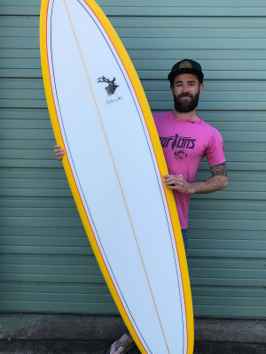 Lemana Surfboard - deck view