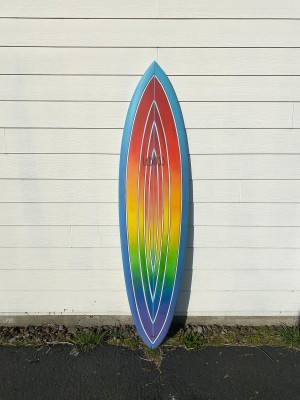 Lemana Surfboard - deck view