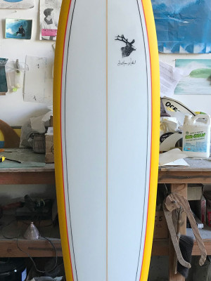 LeMana Singlefin Surfboard - deck view