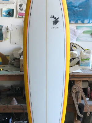 LeMana Singlefin Surfboard - deck view