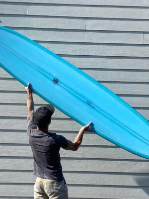Long Egg Surfboard - deck view