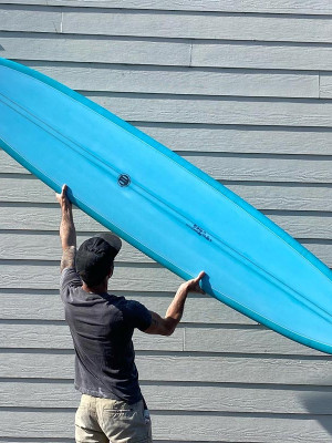 Long Egg Surfboard - deck view