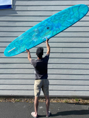 Long Egg Surfboard - bottom view