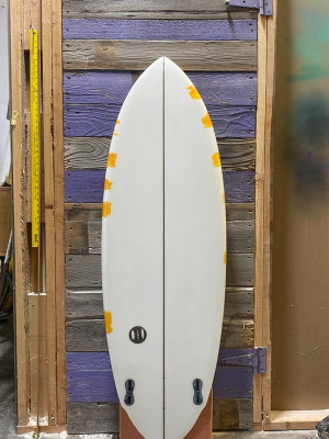 Lovechild Surfboard - tail detail variation view