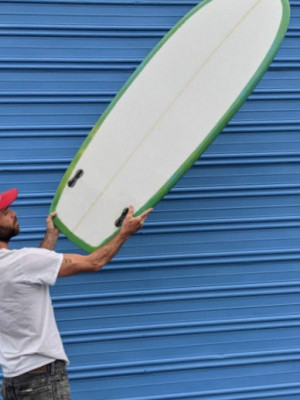 Mini Sim Surfboard - bottom view