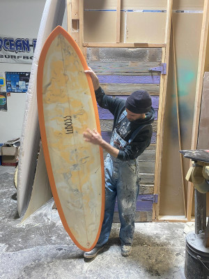 Miracle Child Surfboard - deck view