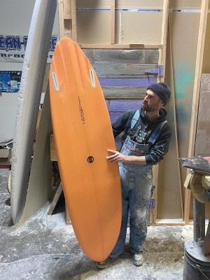 Miracle Child Surfboard - bottom view