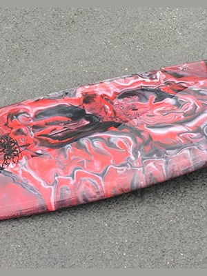 Twinpin Surfboard - deck view